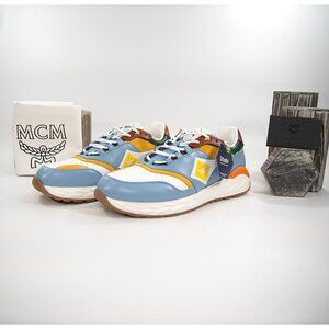 MCM Mens Skywander Leather Sneakers Shoes Size 42 9 NIB $790